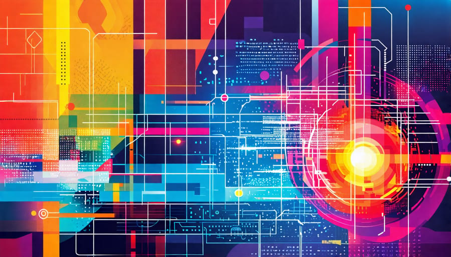 Diagram showing energy companies and government collaboration for cybersecurity