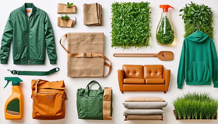 Examples of products made from recycled materials through circular economy practices